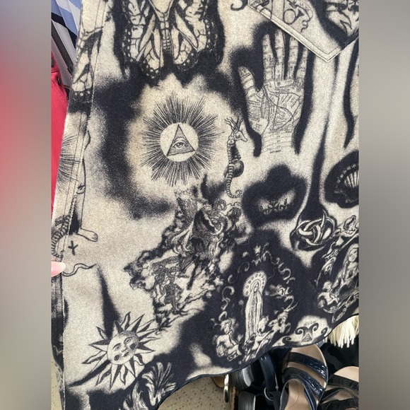 🖤Gorgeous Vintage Rare Mostly Wool (Junior) John Paul Gaultier Skirt 40” - Picture 6 of 16